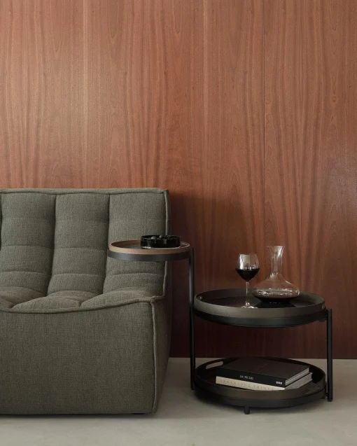 N701 3 Seater Eco Fabric Sofa, Moss