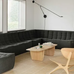 N701 2 Seater Eco Fabric Sofa, Moss