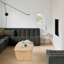 N701 2 Seater Eco Fabric Sofa, Moss