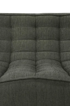 N701 2 Seater Eco Fabric Sofa, Moss