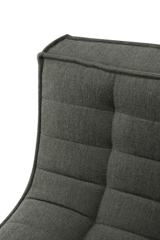 N701 2 Seater Eco Fabric Sofa, Moss