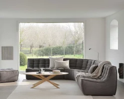 N701 2 Seater Sofa, Dark Grey