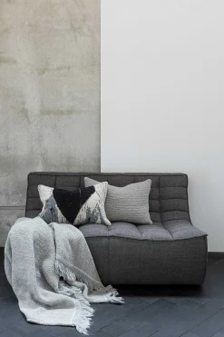 N701 2 Seater Sofa, Dark Grey