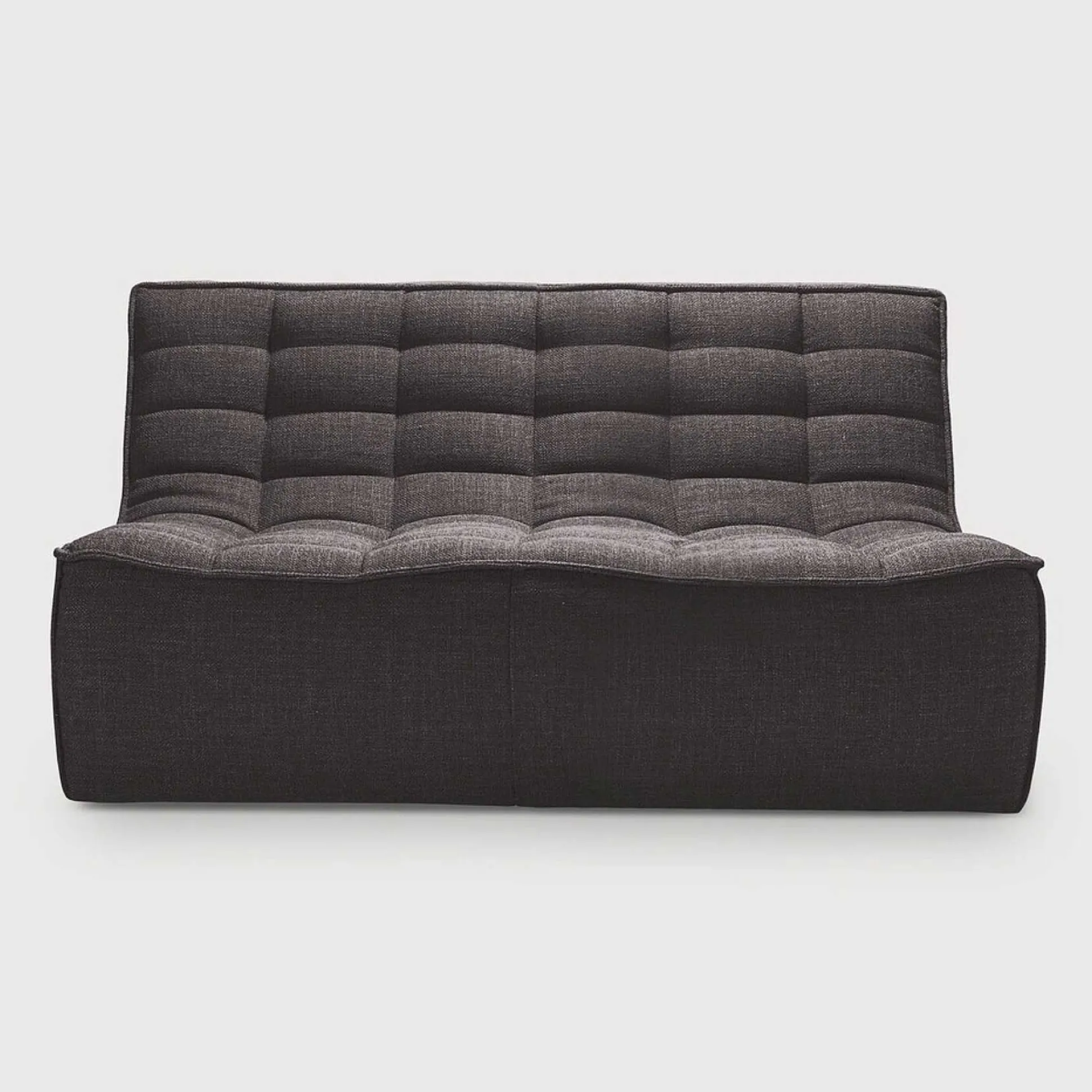 N701 2 Seater Sofa, Dark Grey