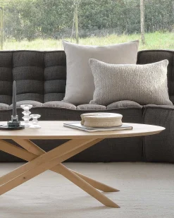 N701 3 Seater Sofa, Dark Grey