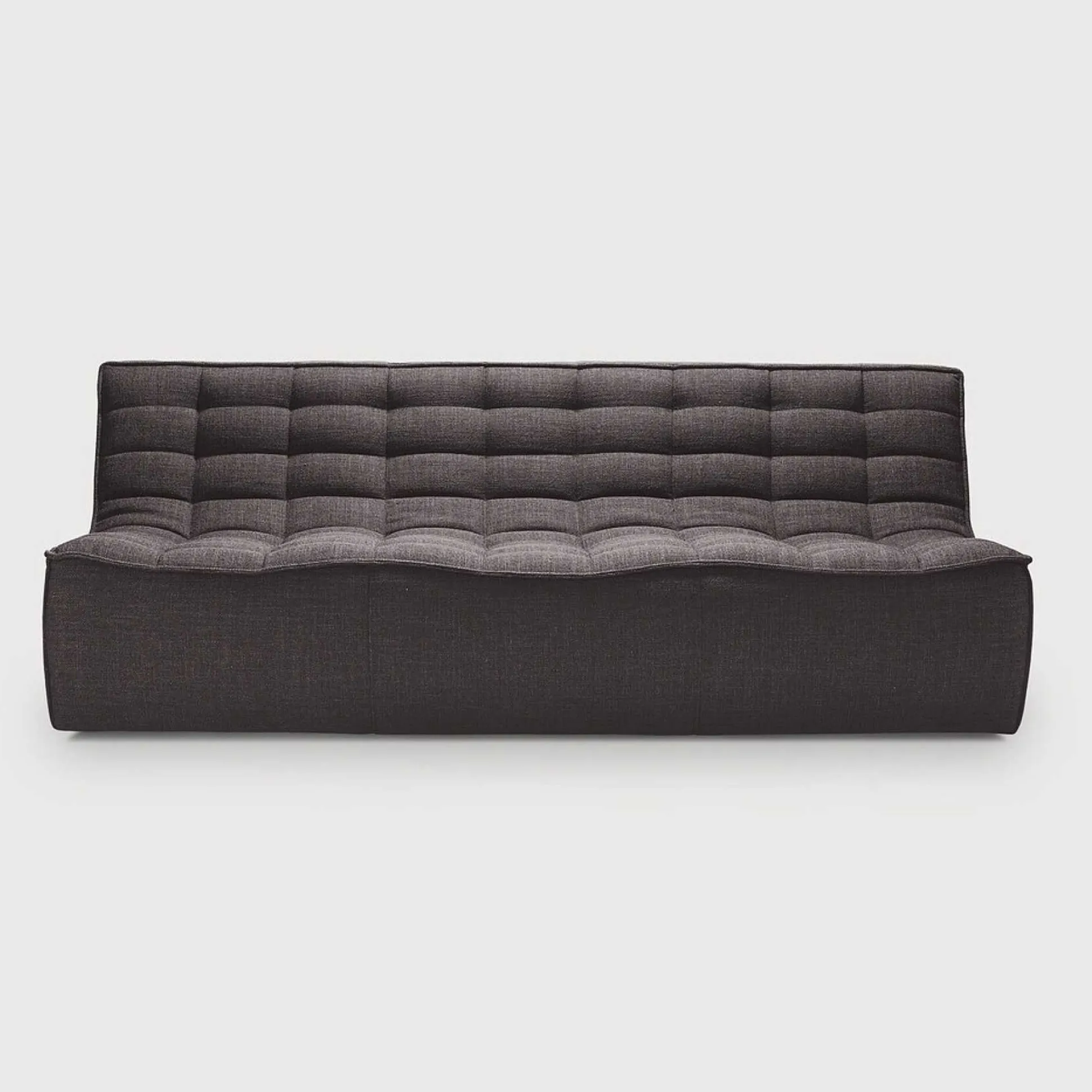 N701 3 Seater Sofa, Dark Grey