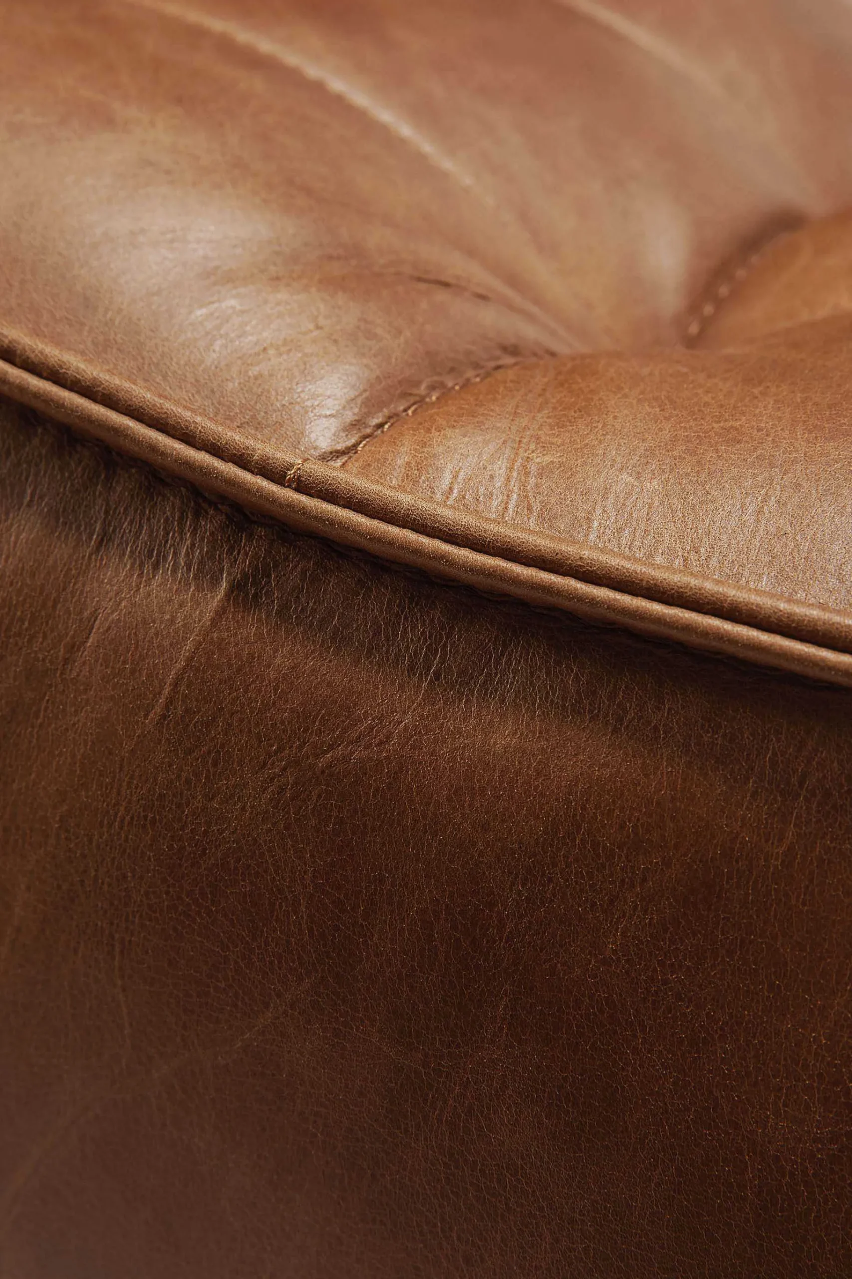 N701 3 Seater Sofa, Old Saddle Leather