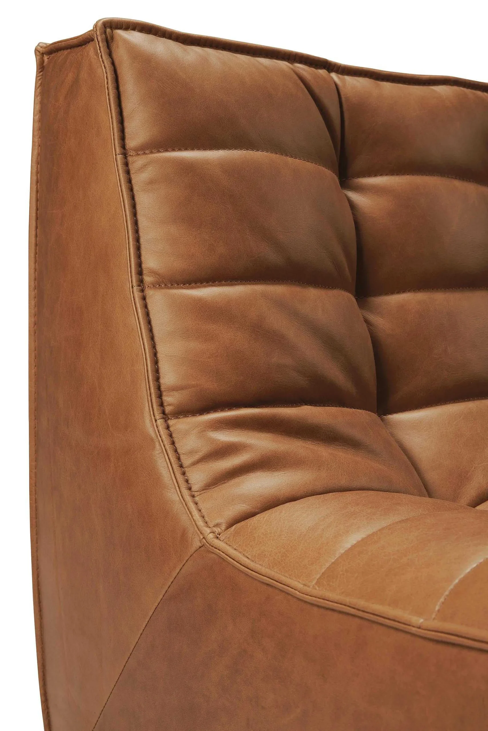 N701 3 Seater Sofa, Old Saddle Leather