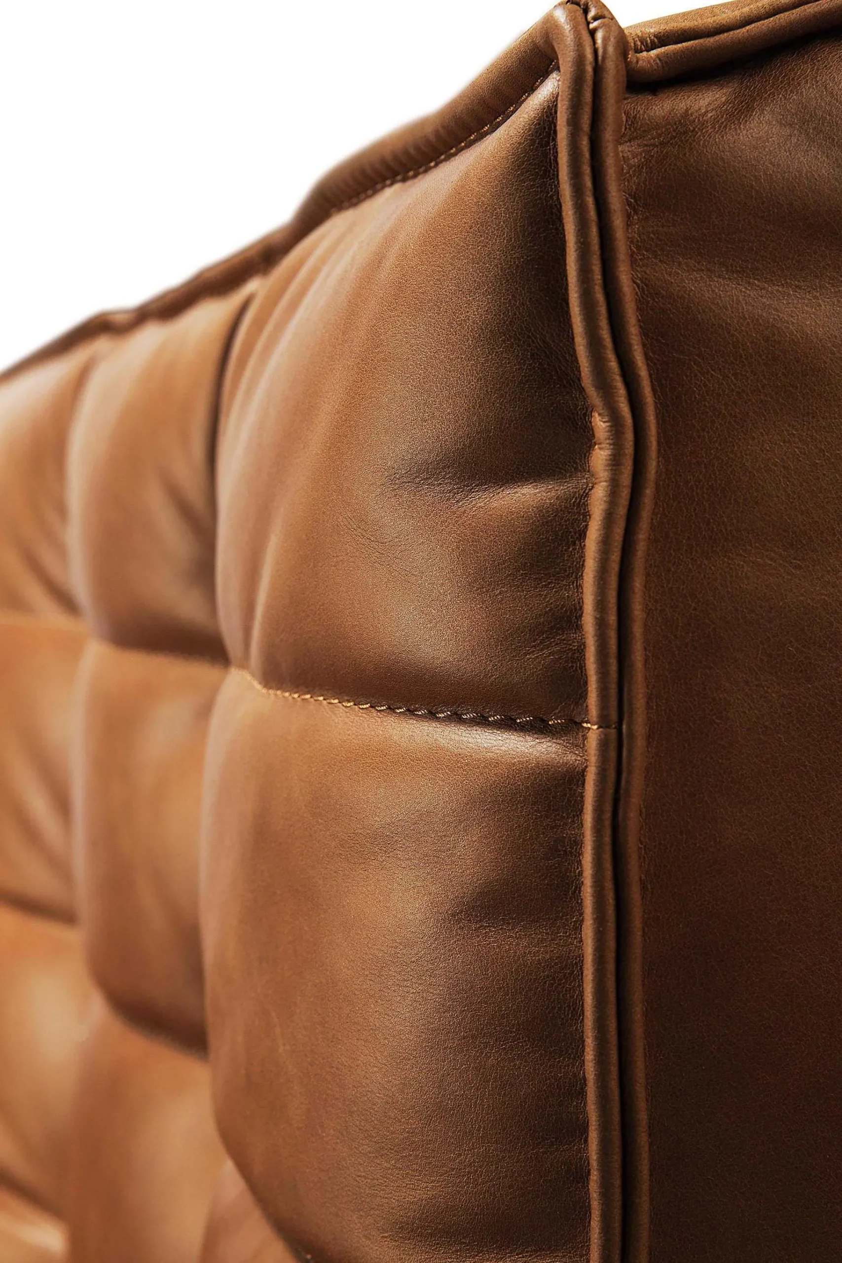 N701 2 Seater Sofa, Old Saddle Leather