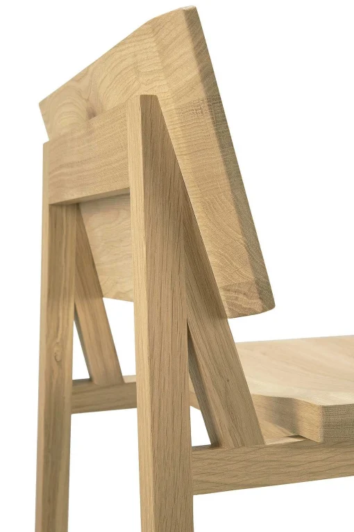 N4 Bar Stool, Varnished Oak