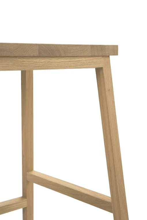 N4 Bar Stool, Varnished Oak