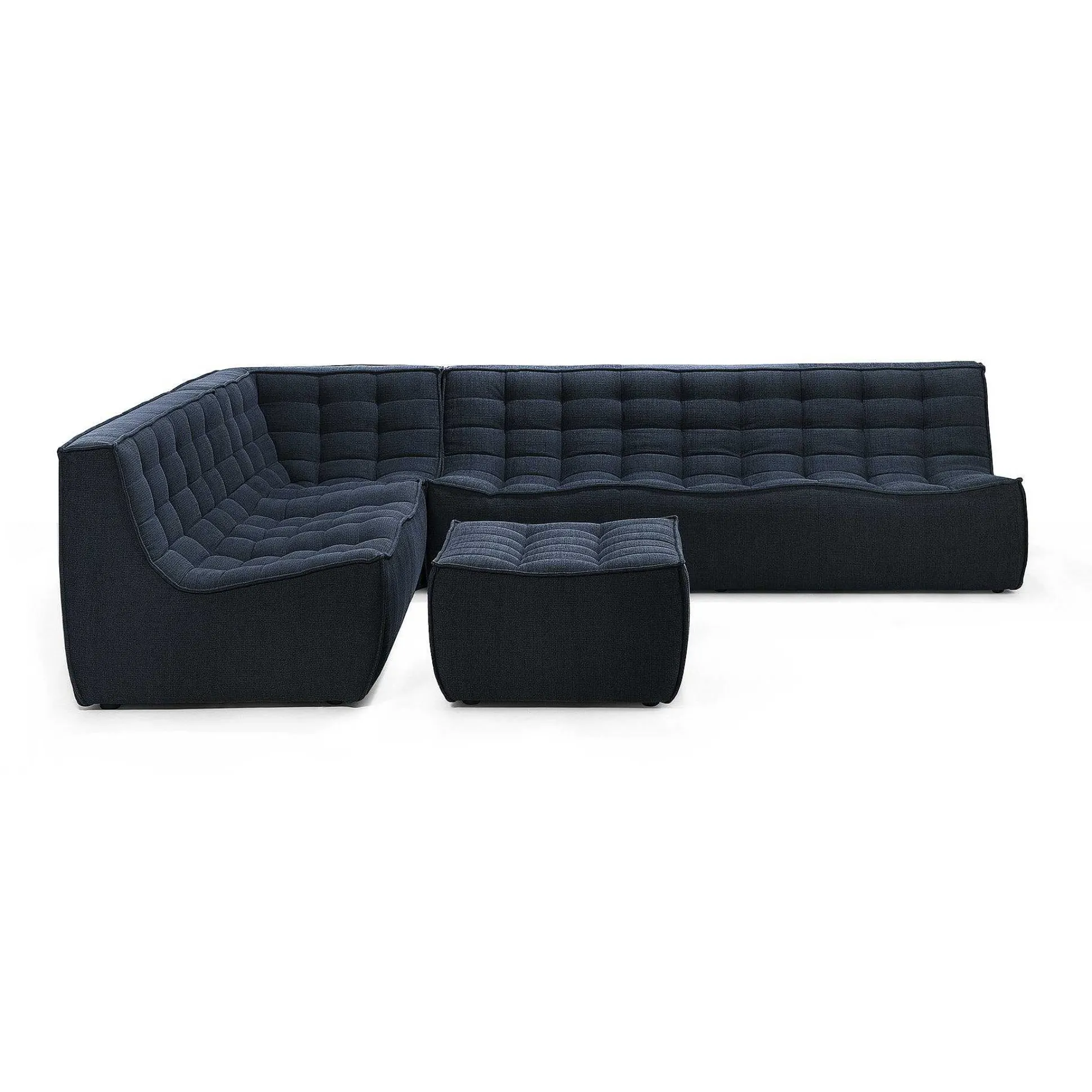 N701 Corner Eco Fabric Sofa, Graphite