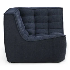 N701 Corner Eco Fabric Sofa, Graphite
