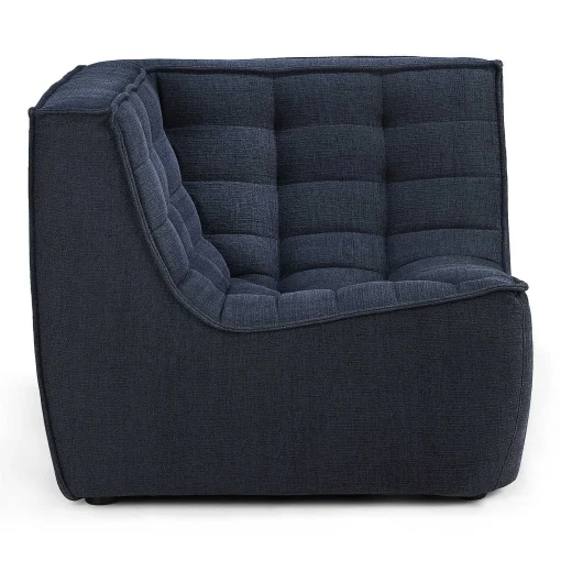 N701 Corner Eco Fabric Sofa, Graphite