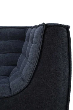 N701 Corner Eco Fabric Sofa, Graphite