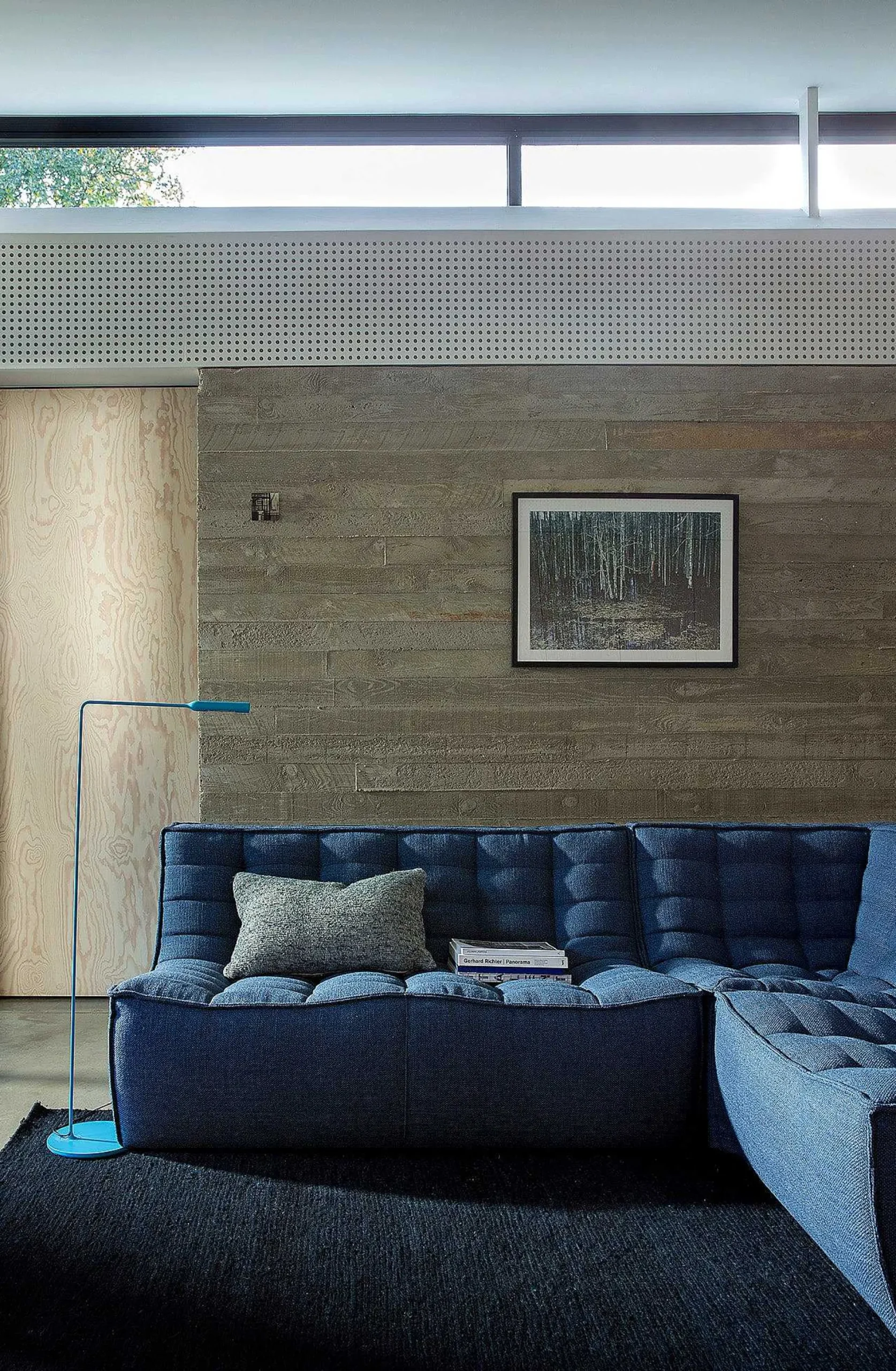 N701 Corner Sofa, Blue