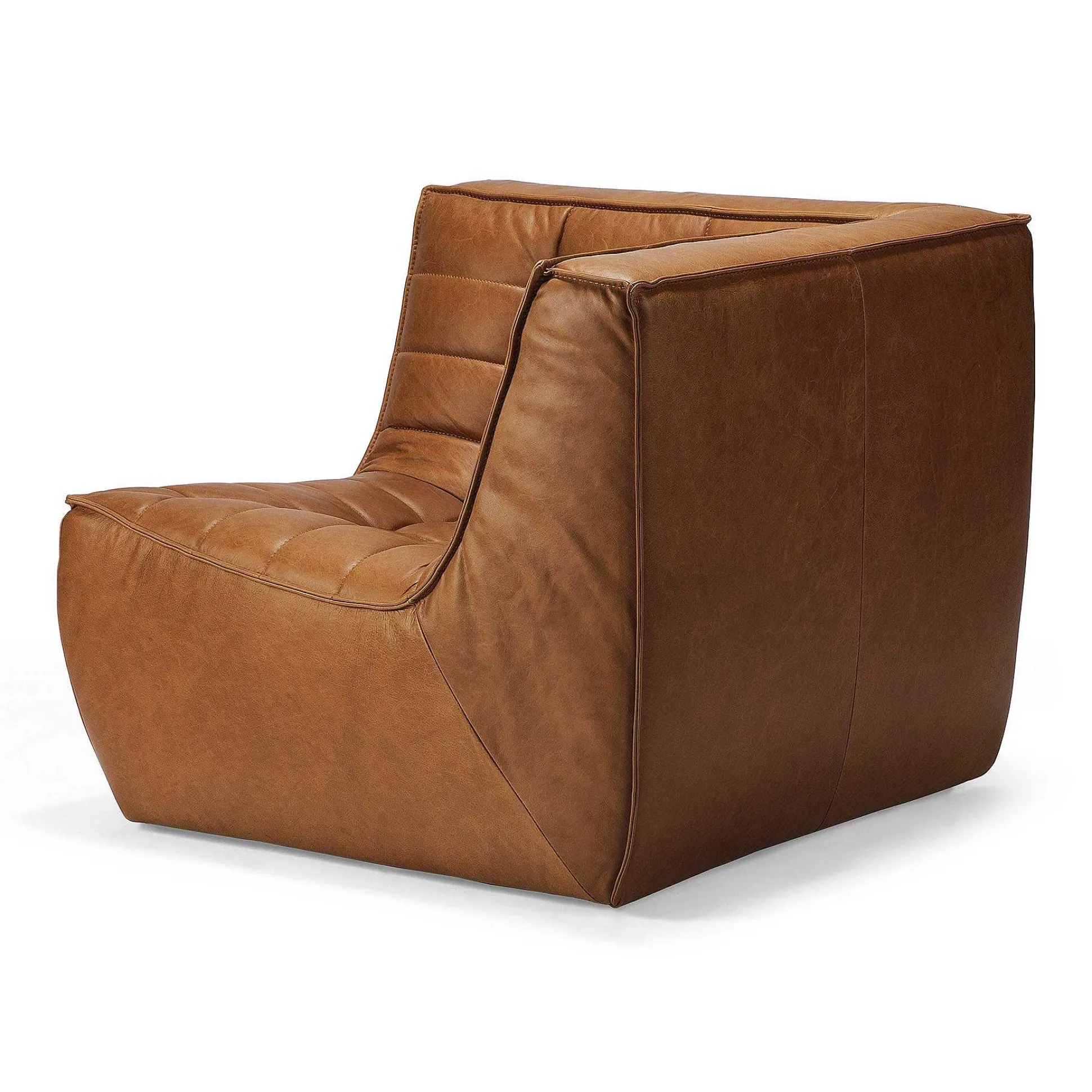 N701 Corner Sofa, Old Saddle Leather