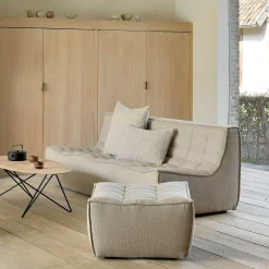 N701 Footstool, Beige
