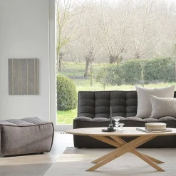 N701 Footstool, Dark Grey