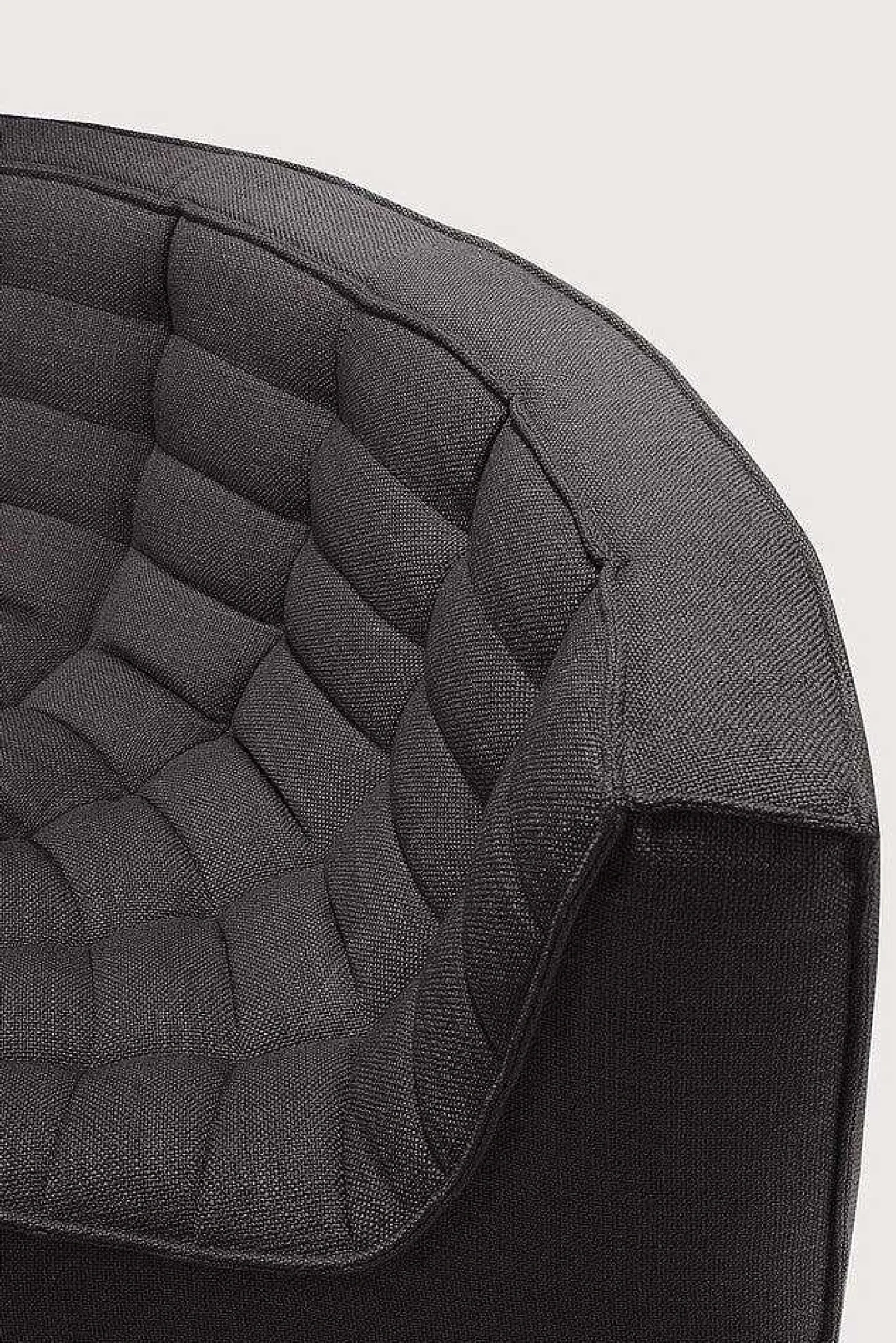 N701 Round Corner Sofa, Dark Grey