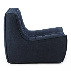 N701 Single Seater Eco Fabric Sofa, Graphite
