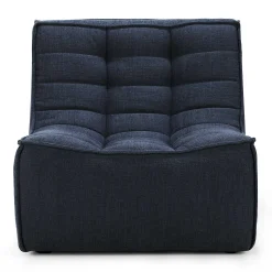 N701 Single Seater Eco Fabric Sofa, Graphite