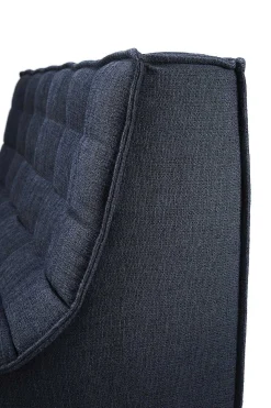 N701 Single Seater Eco Fabric Sofa, Graphite