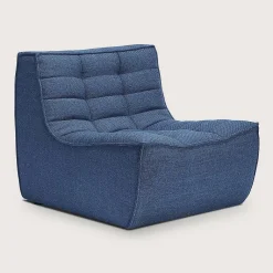 N701 Single Seater Sofa, Blue