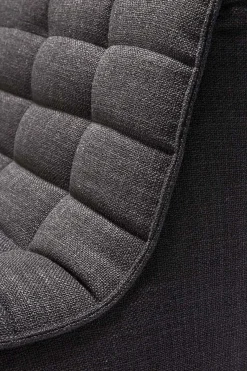 N701 Single Seater Sofa, Dark Grey