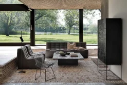 N701 Single Seater Sofa, Dark Grey