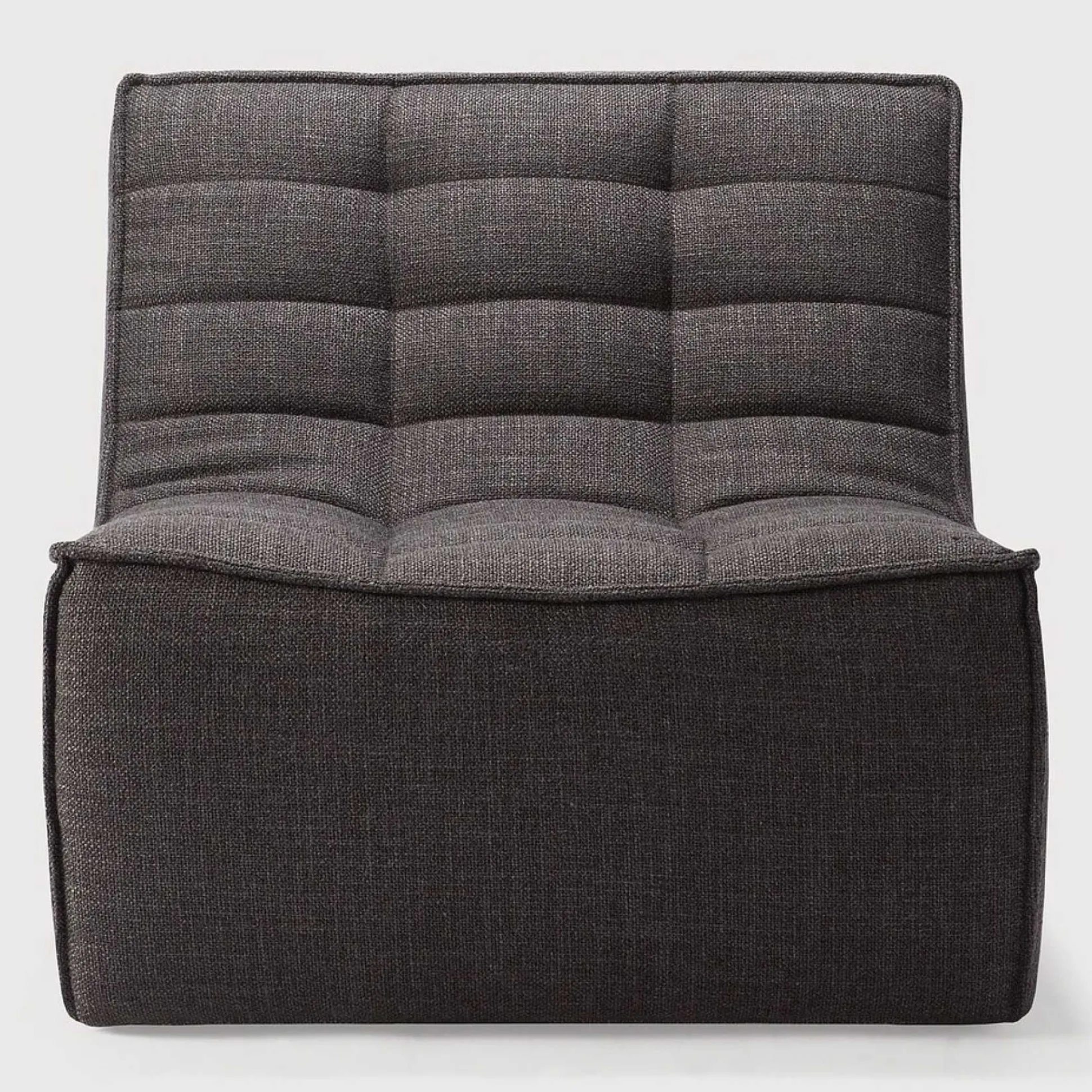 N701 Single Seater Sofa, Dark Grey