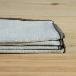 Napa Napkins, Set of 4, Light Grey^Be Home Cheap