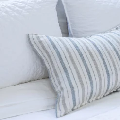 Naples Rectangular Pillow, Ocean & Natural^Be Home Shop