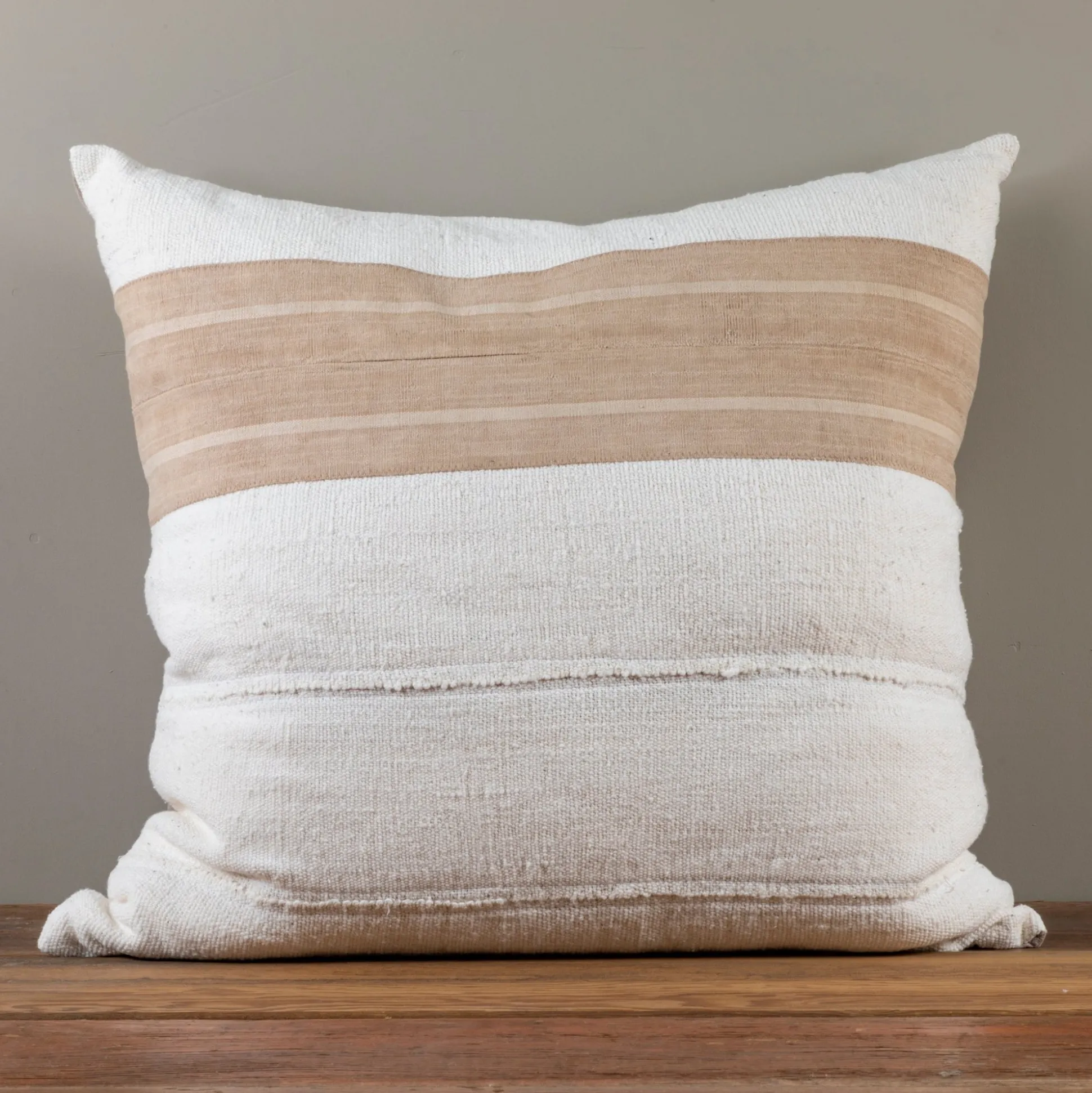 Natural High Square Pillow^Be Home Shop