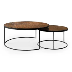 Nesting Coffee Table Set, Bronze