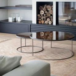 Nesting Coffee Table Set, Bronze