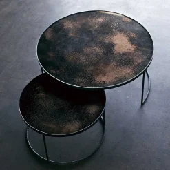 Nesting Coffee Table Set, Bronze