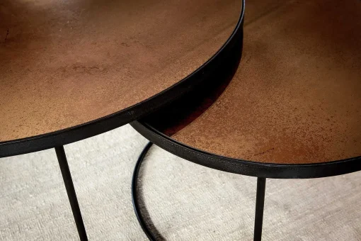 Nesting Coffee Table Set, Bronze