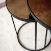Nesting Side Table, Set Of 2, Bronze