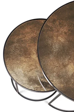 Nesting Side Table, Set Of 2, Bronze