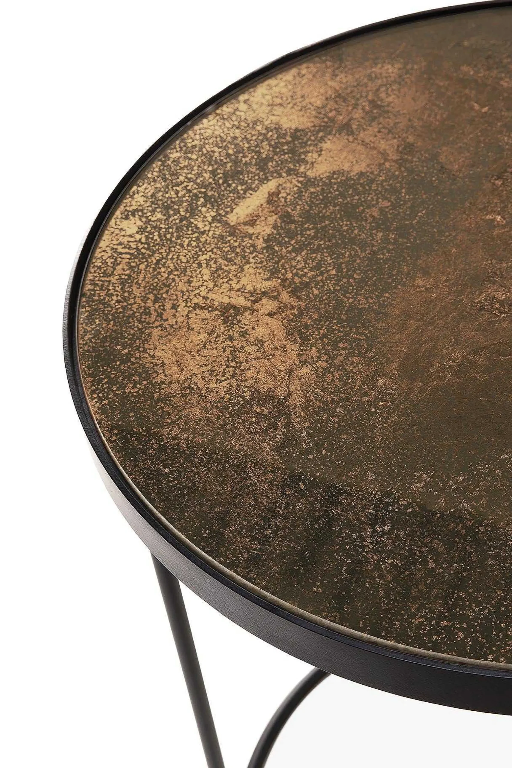 Nesting Side Table, Set Of 2, Bronze