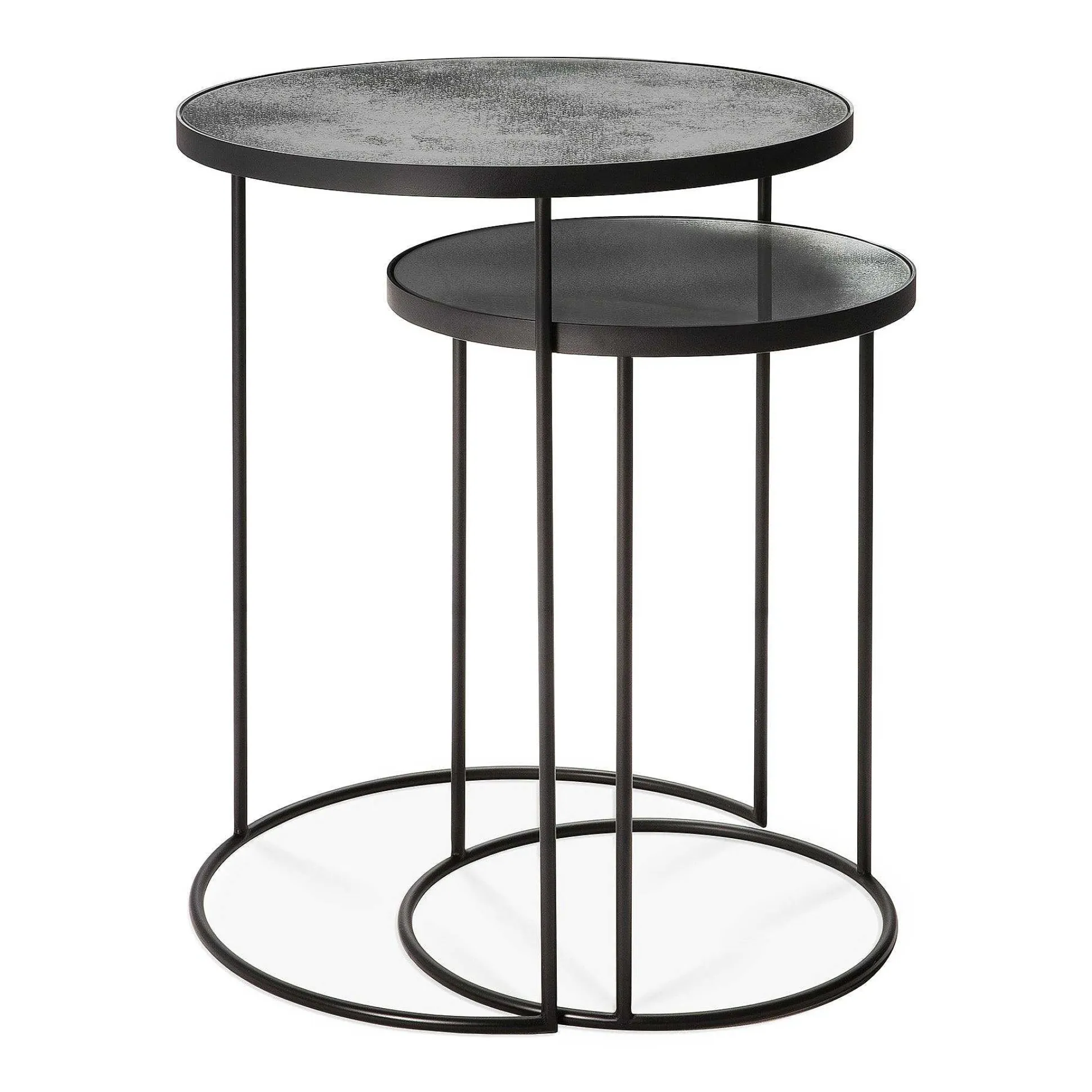 Nesting Side Table, Set Of 2, Clear