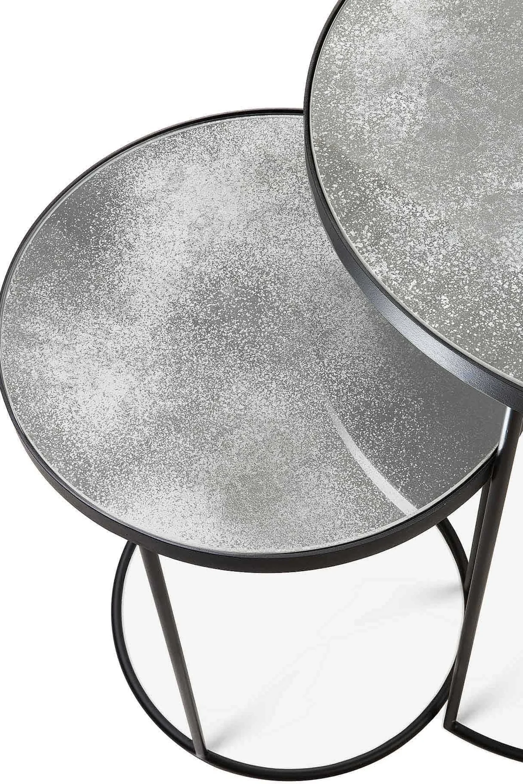 Nesting Side Table, Set Of 2, Clear