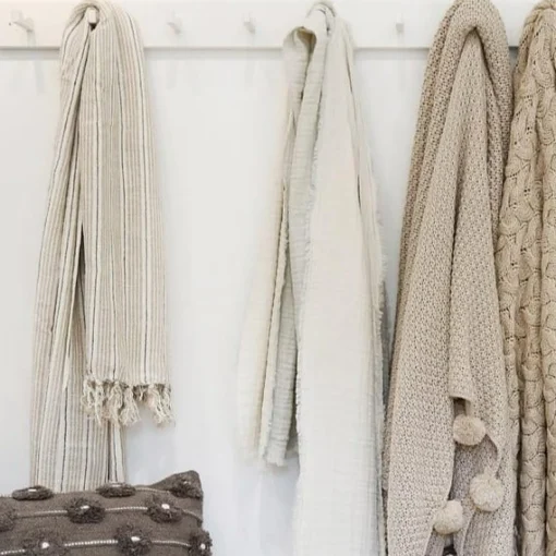 Newport Blanket, King, Natural & Midnight^Be Home Flash Sale