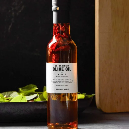 Nicolas Vahé Extra Virgin Olive Oil, With Chili