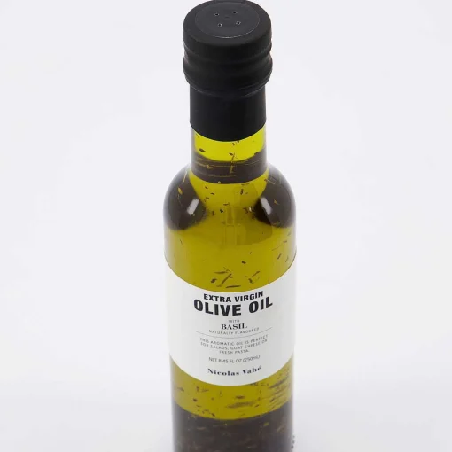 Nicolas Vahé Extra Virgin Olive Oil, with Basil