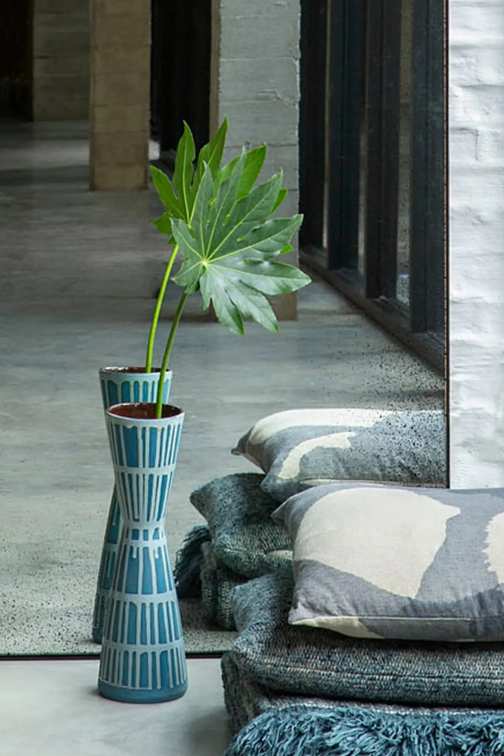 Nomad Lumbar Pillow, Blue^Be Home Clearance