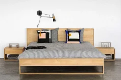 Nordic II Solid Oak Bed, King