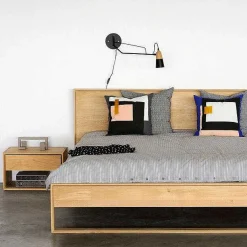 Nordic II Solid Oak Bed, King