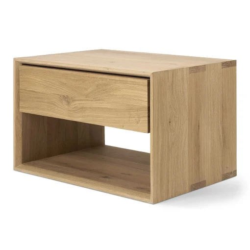 Nordic II Solid Oak Bedside Table